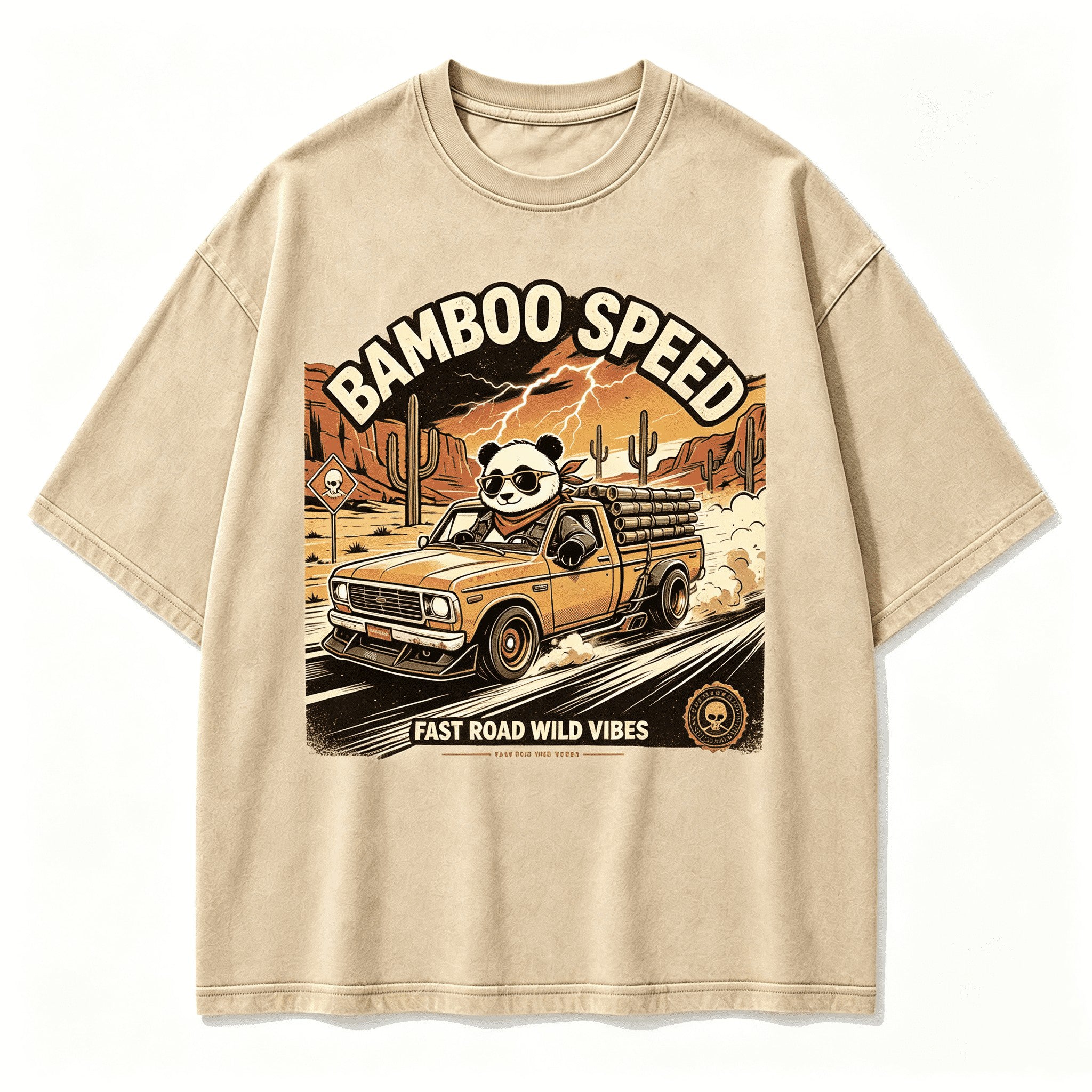 Vintage Bamboo Speed Woodland Swift Dweller Retro Graphic Artwork