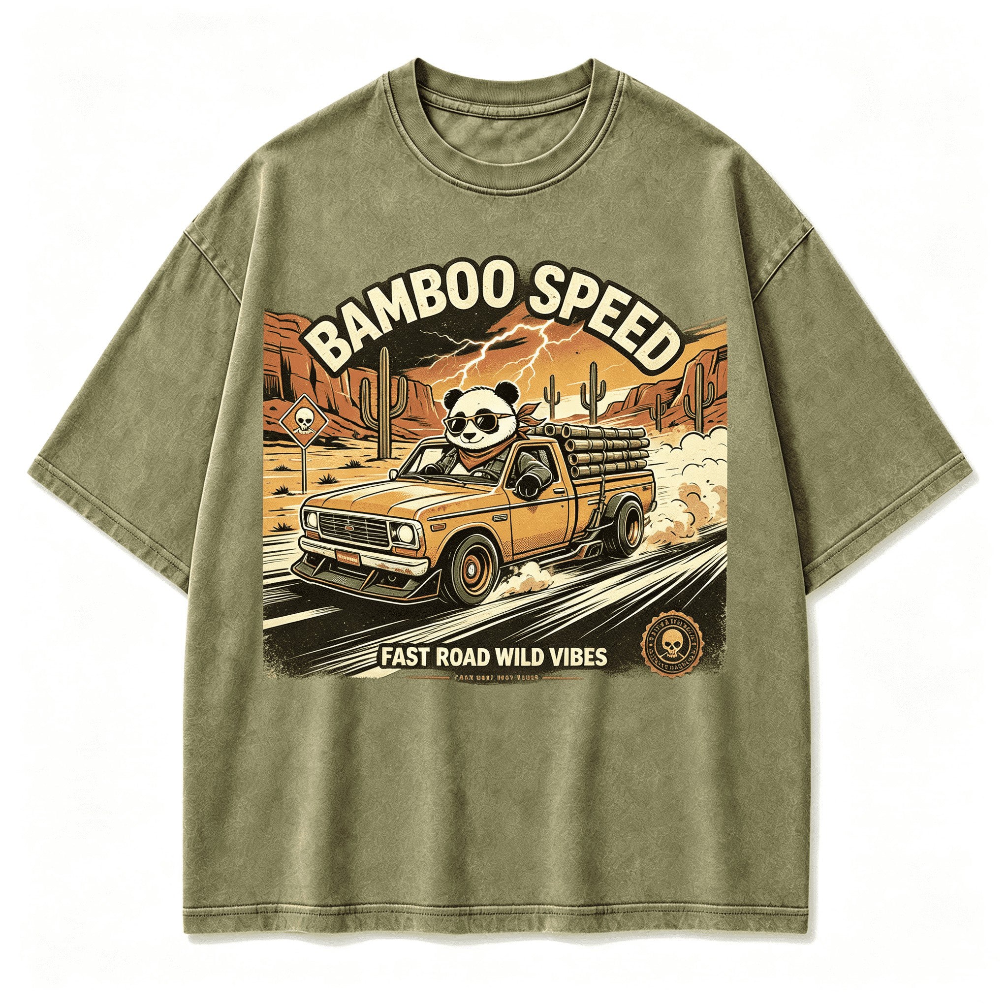 Vintage Bamboo Speed Woodland Swift Dweller Retro Graphic Artwork
