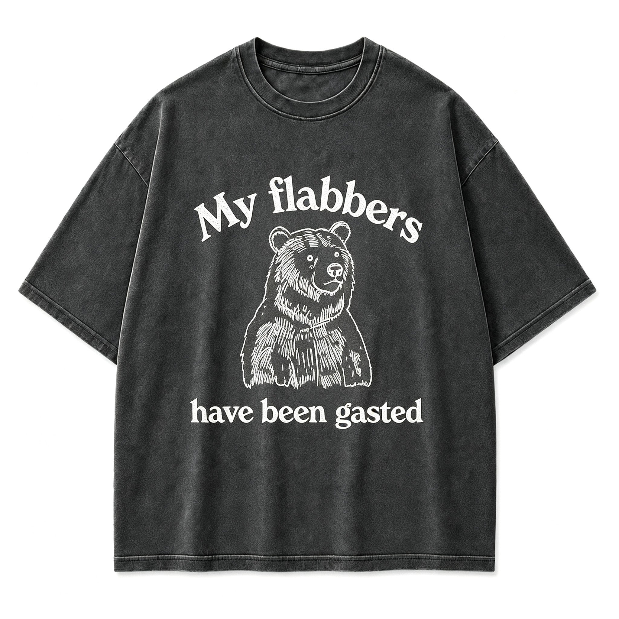 Vintage My Flabbers Have Been Gasped Shocked Amused Retro Circular Graphic Artwork