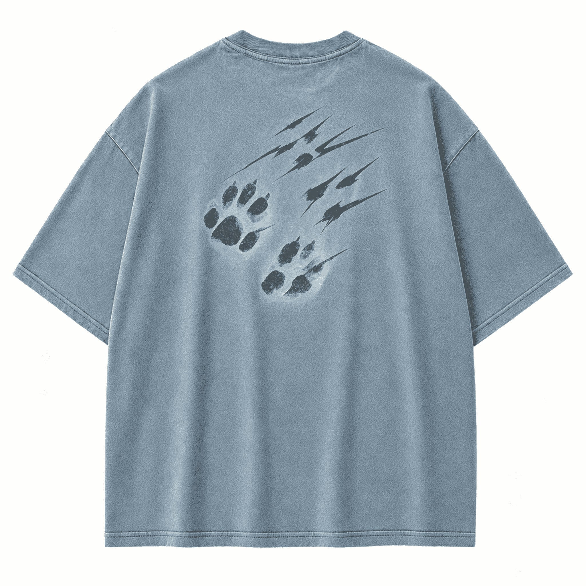 Vintage Night Trace Shadow Wilderness Retro Graphic Artwork（Print On Back)