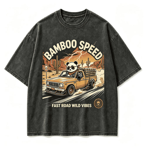 Vintage Bamboo Speed Woodland Swift Dweller Retro Graphic Artwork