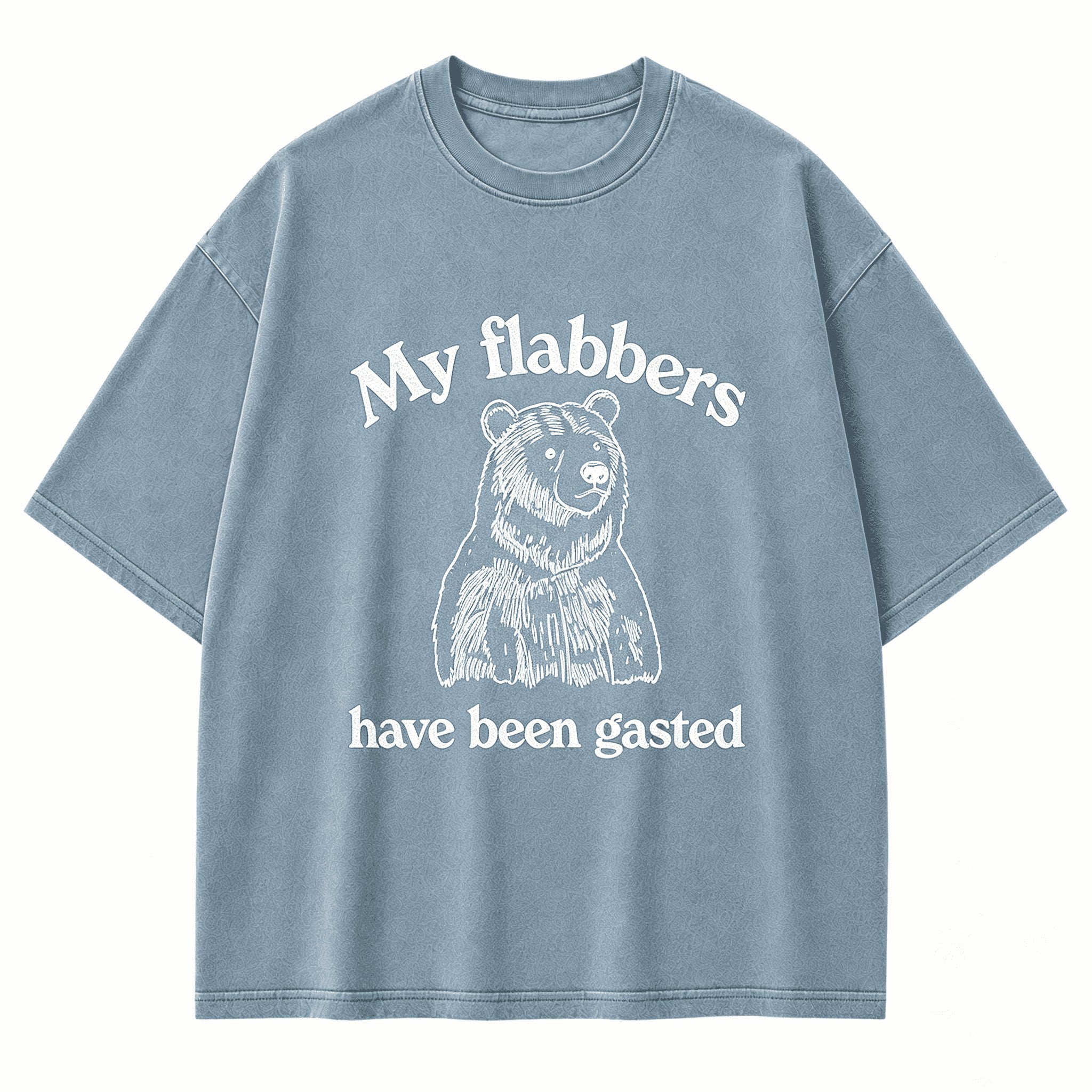 Vintage My Flabbers Have Been Gasped Shocked Amused Retro Circular Graphic Artwork